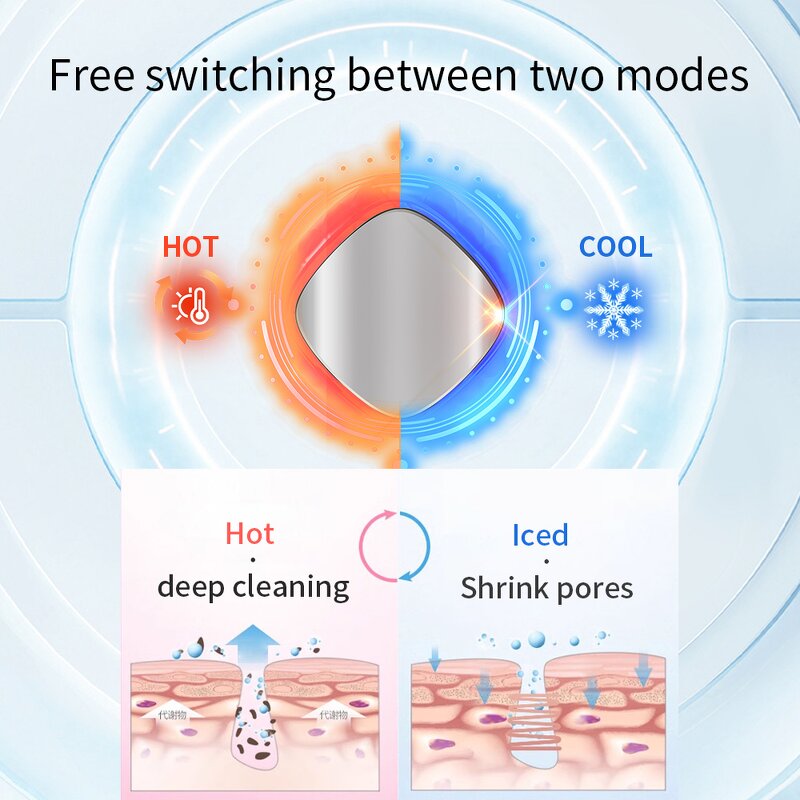 Ice Hammer Instrument - 2025 New Hot Cold Skincare Face Lifting Massager