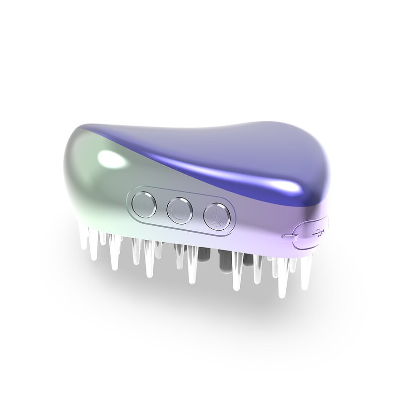 Electric Hair Growth Comb - Red Blue Light EMS Essence Nutrition Guide