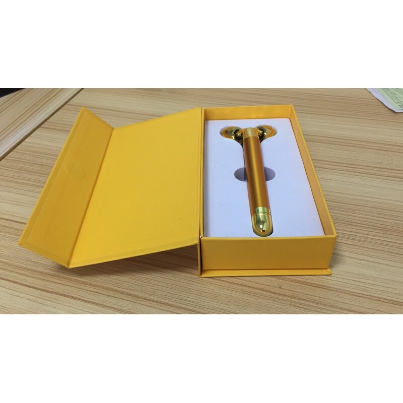 Gold Beauty Bar Facial Massager - Portable Eye Area Care Christmas Gift