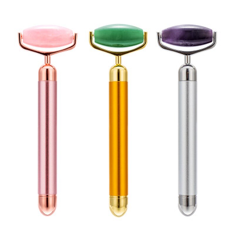 24k Gold Beauty Bar - Electric 3D Thin Face Lift Vibrate Roller