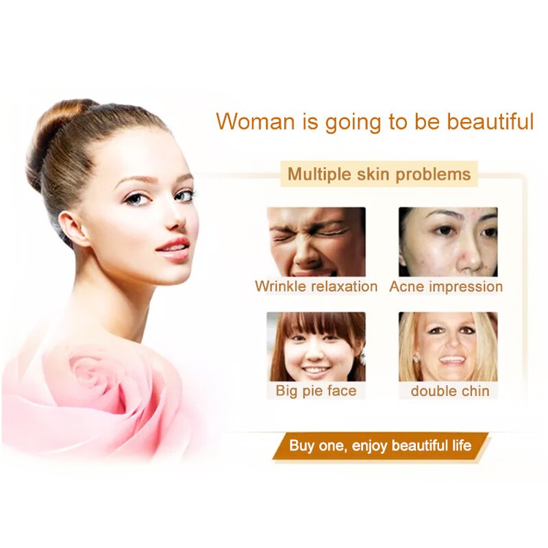 24k Gold Face Lifting Massager - Neck & Face Beauty Gift Device