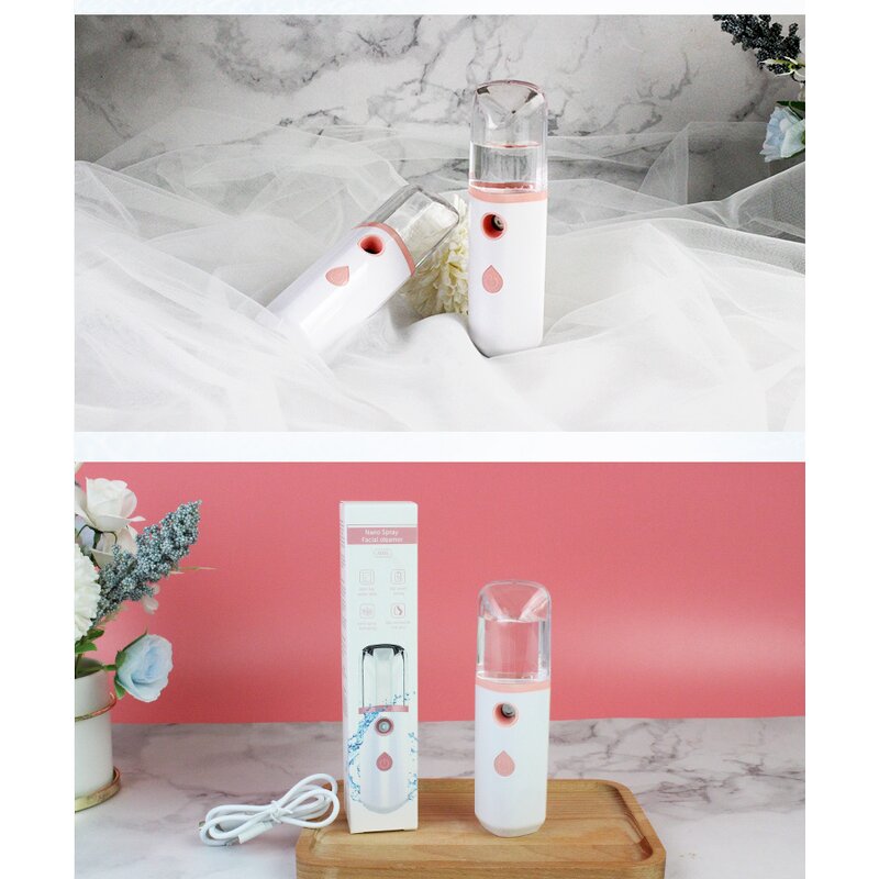 Portable Nano Mist Sprayer - Moisture Facial Steamer for Face Hydration