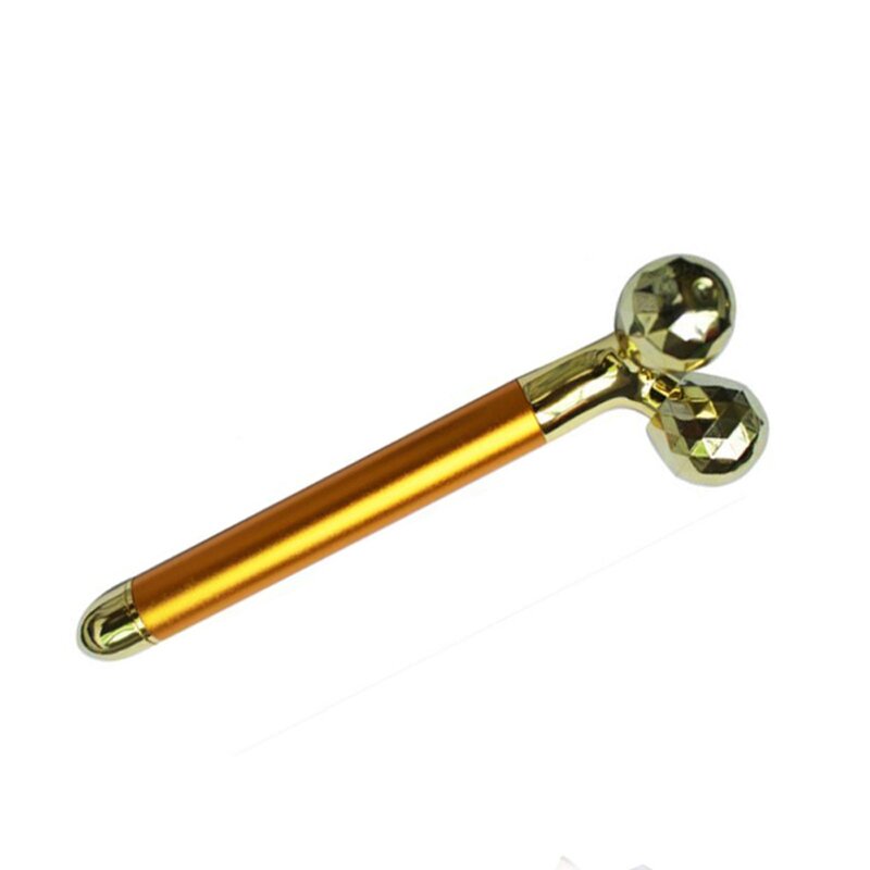 Gold Beauty Bar Facial Massager - Portable Eye Area Care Christmas Gift