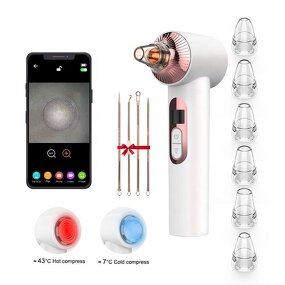 4 in 1 Pore Cleaner - Electric USB Pimples Removal Sucker Tool