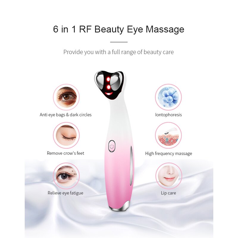 Mini RF Pen - Home Use Eye Massager Warm Vibration Dark Circle Remover