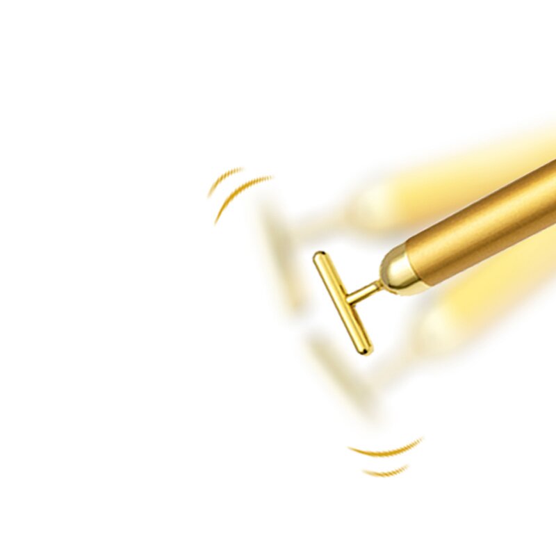 24K Gold Facial Roller - Beauty Bar 3D Electric Face Slimming Stick
