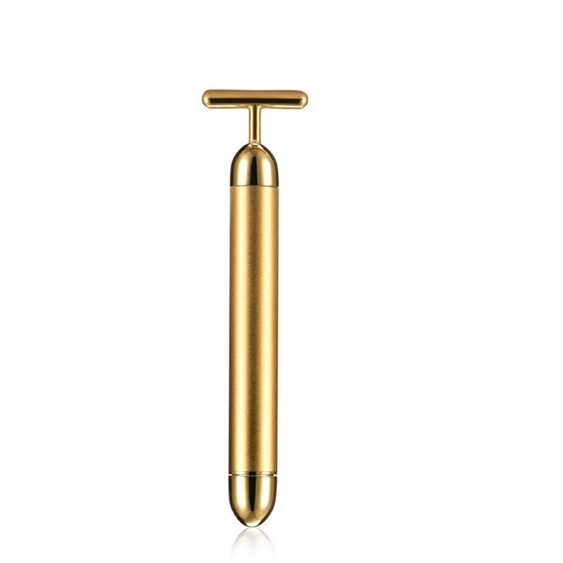 24K Gold Facial Roller - Beauty Bar 3D Electric Face Slimming Stick