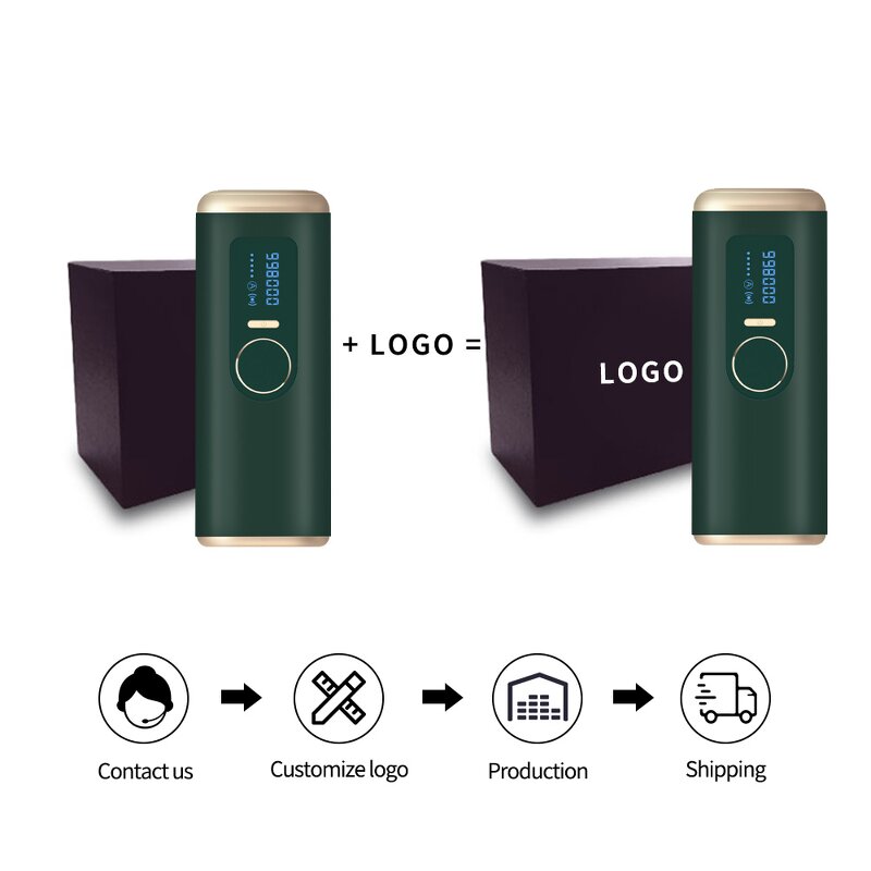 Rechargeable IPL Hair Remover - Painless Flash Laser Facial Body Tool