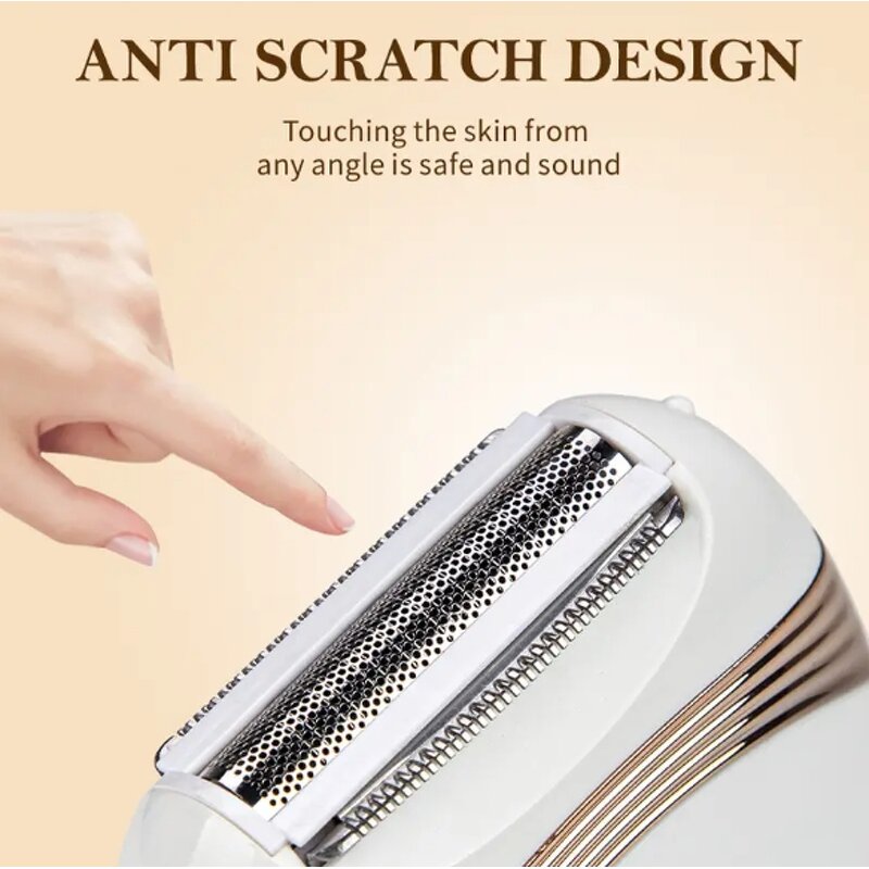 5 in 1 Electric Epilator - Wet-Dry Cordless IPL Face Cleaning Tool