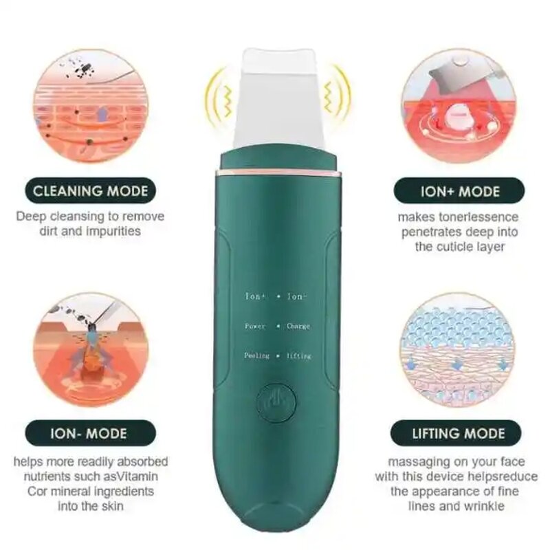 No-Needle Mesotherapy Machine - EMS 20W Handheld Hair Skin Beauty Tool