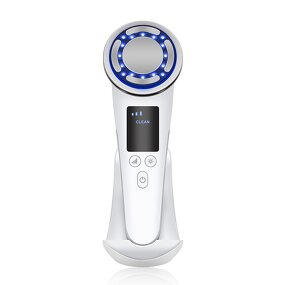 Ultrasonic LED Facial Massager - Galvanic Ion Sonic SPA Wrinkle Remover
