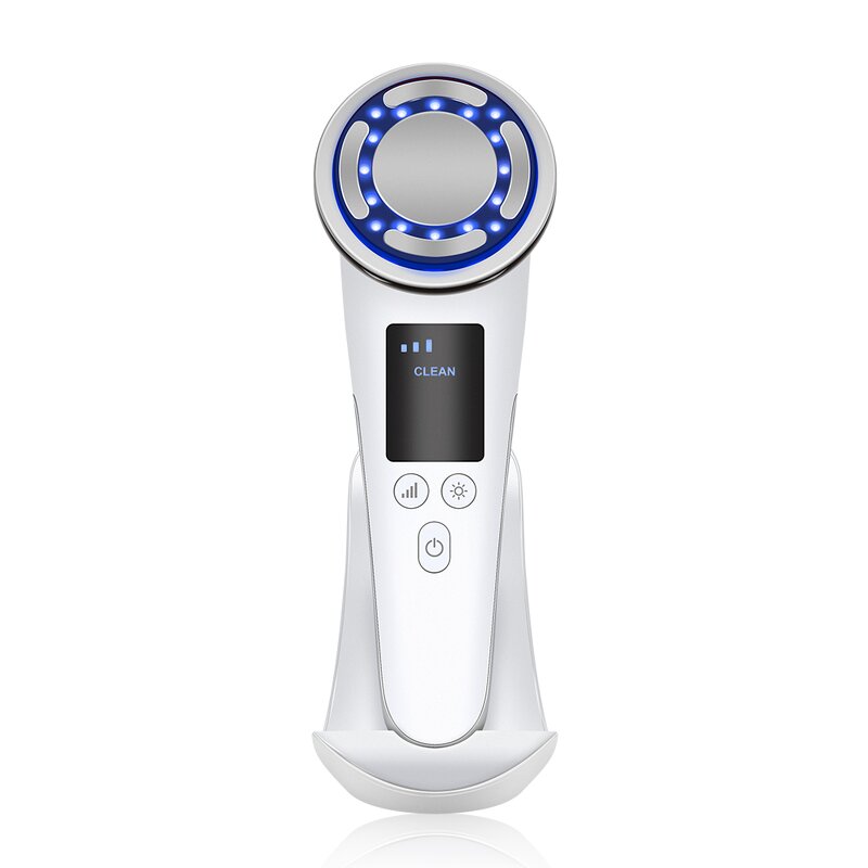 Ultrasonic LED Facial Massager - Galvanic Ion Sonic SPA Wrinkle Remover