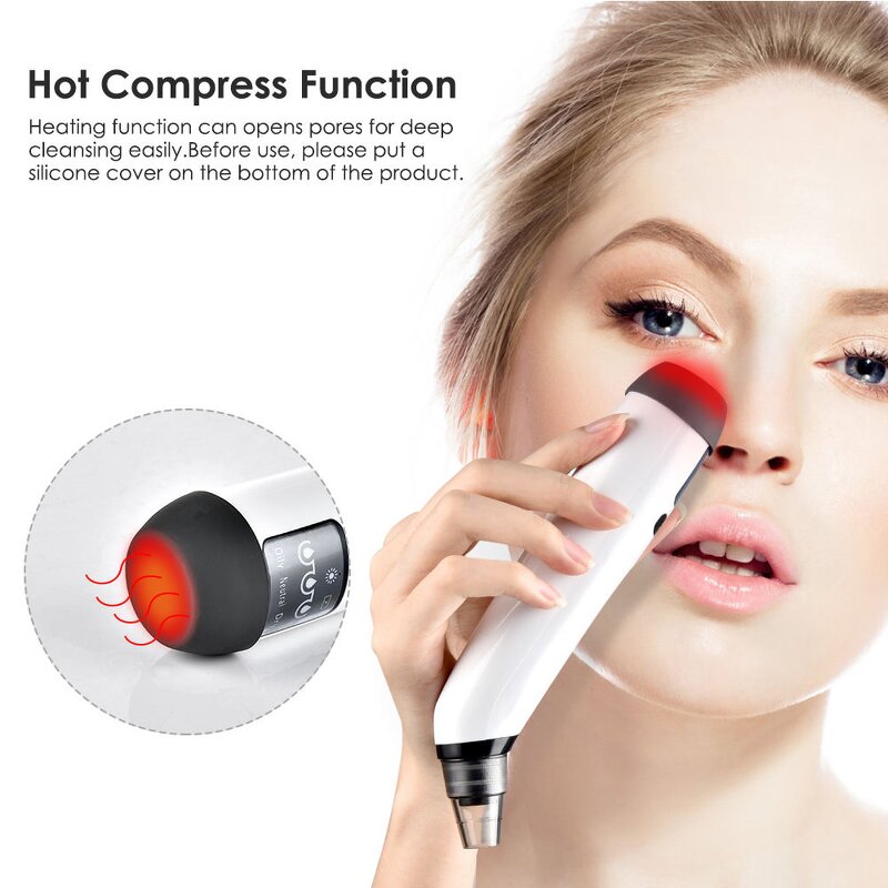Small Bubble Blackhead Remover - Facial Pore Cleaner Acne Removal Device