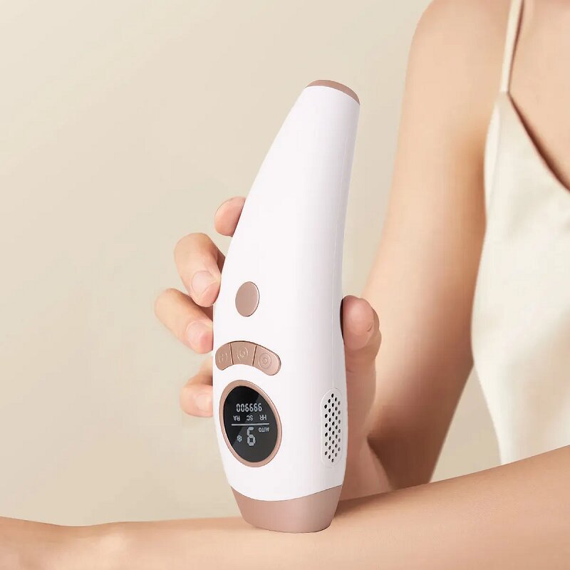 IPL Hair Removal Device - Hand Held Ice-Cooled 999999 Flashes Whole Body