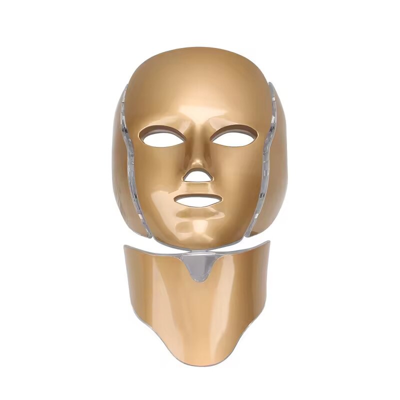 LED Facial Mask - 7 Color Light Phototherapy Face Neck Whitening Mask