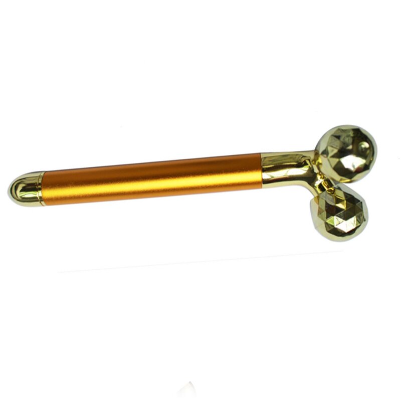 Gold Beauty Bar Facial Massager - Portable Eye Area Care Christmas Gift