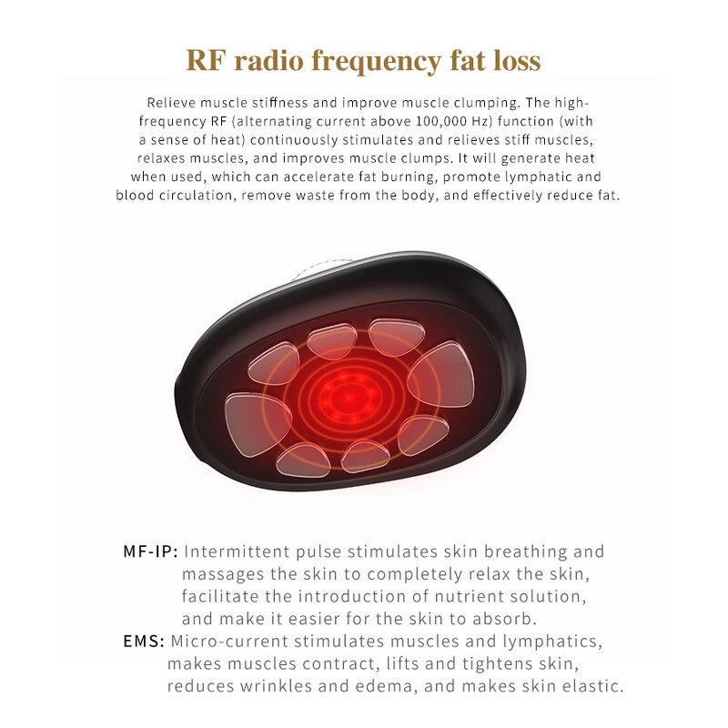 Cordless Body Shaper - Electric RF Fat Burner Cellulite Wrinkle Remover