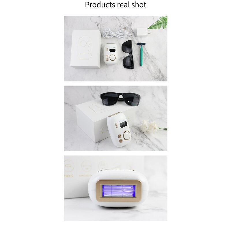 IPL Hair Removal Machine - Painless Home Use Facial Body Beauty Tool