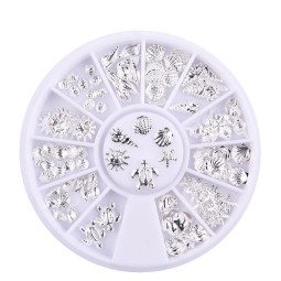 Nail Charms Supplier - 3D Metal Sea Theme Nail Art Decor