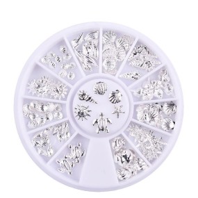 Nail Charms Supplier - 3D Metal Sea Theme Nail Art Decor