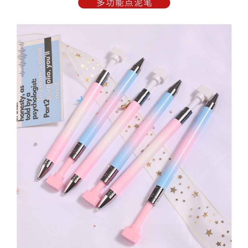 Nail Gradient Pen Manufacturer - Rotating Diamond Mud Pen with Brush