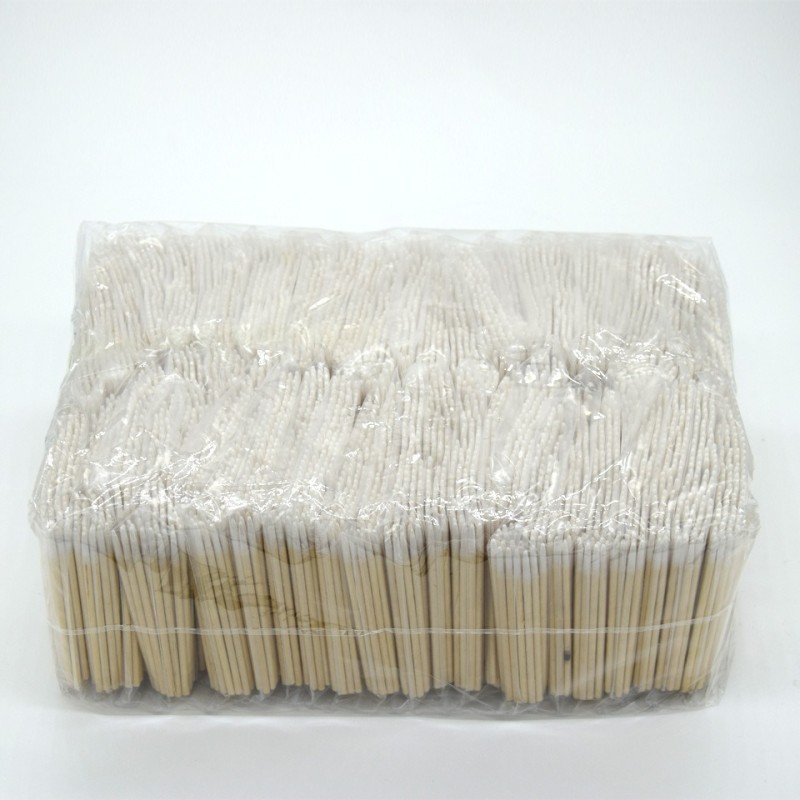 Cotton Swabs Factory - 100pcs Pointed Wood Sticks Cosmetic Applicator