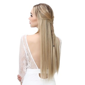 Halo Hair Extensions Manufacturer - Invisible Wire Human Hair One Piece