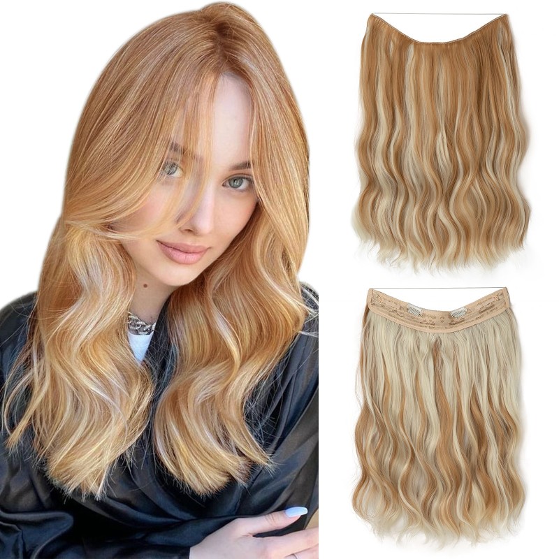 Fish Line Hair Extensions Supplier - Seamless Synthetic Weft Extension
