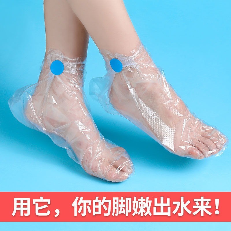 Paraffin Wax Liners Supplier - 100pcs Plastic Foot Therapy Booties