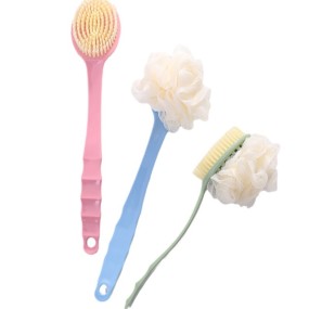 Bath Brush Manufacturer - Double Sided Long Handle Back Scrubber