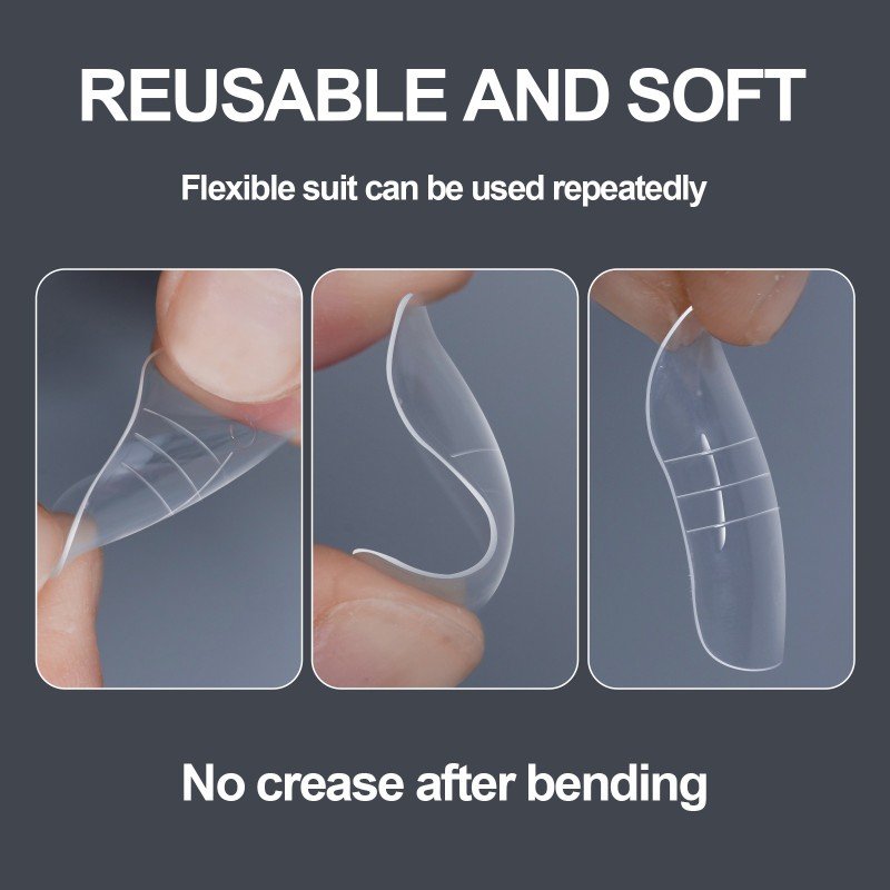 Nail Forms Manufacturer - 150pcs Clear Toe Dual Forms Custom