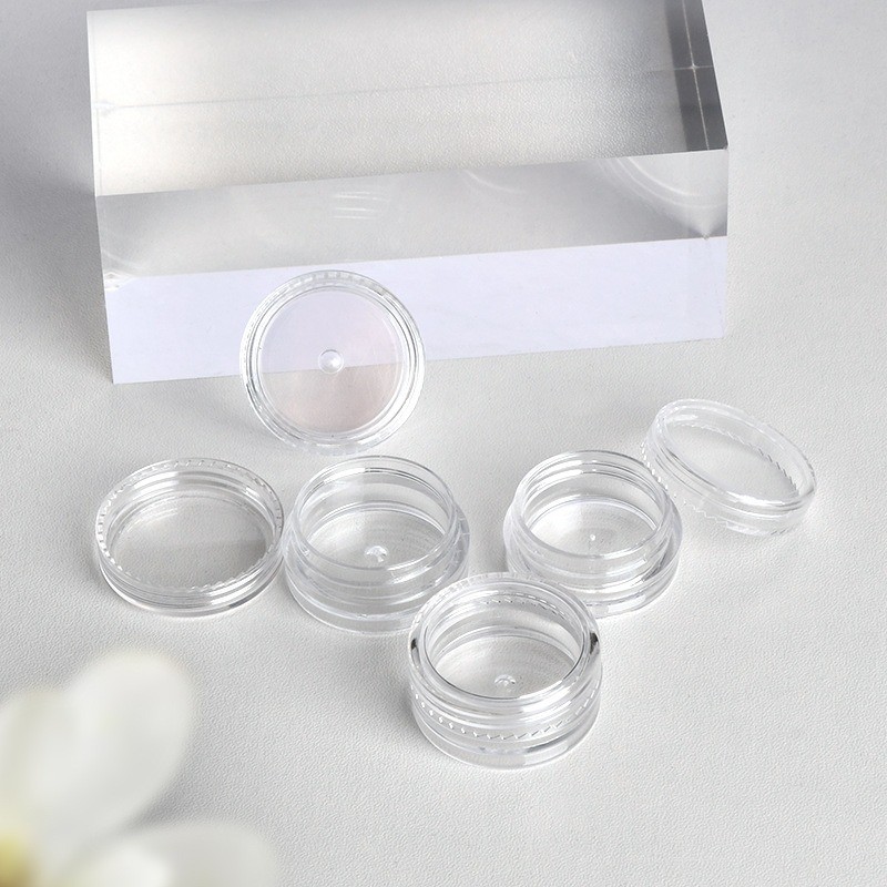 Cream Jar Manufacturer - Transparent Plastic Sample Cosmetic Bottle Custom