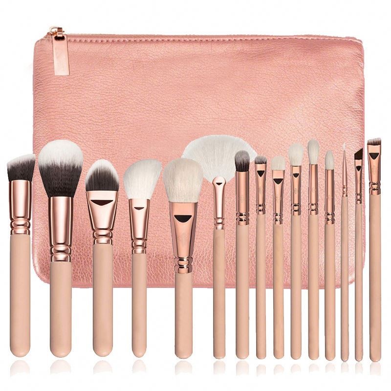 Makeup Brush Set Manufacturer - 15pcs Professional Cosmetics Brushes