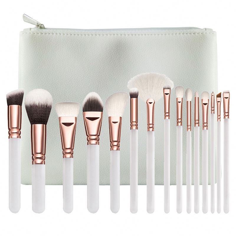 Makeup Brush Set Manufacturer - 15pcs Professional Cosmetics Brushes
