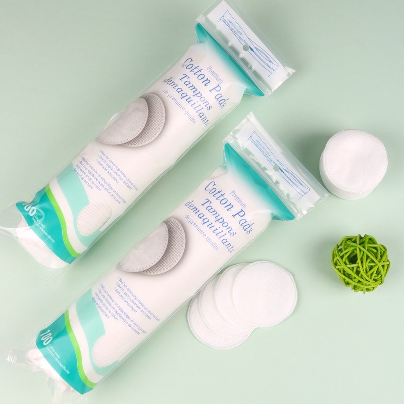 Cotton Pads Manufacturer - 100pcs Disposable Facial Makeup Remover Pads