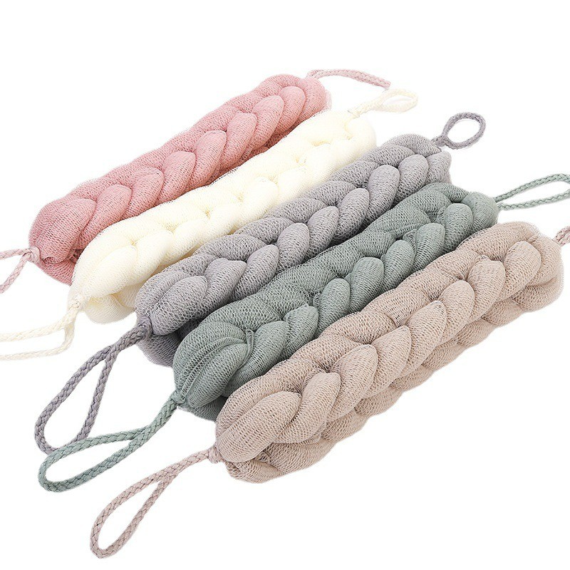 Bath Sponge Manufacturer - Long Stretch Back Scrubber Exfoliating Belt