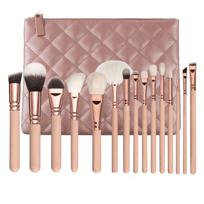 Makeup Brush Set Manufacturer - 15pcs Professional Cosmetics Brushes