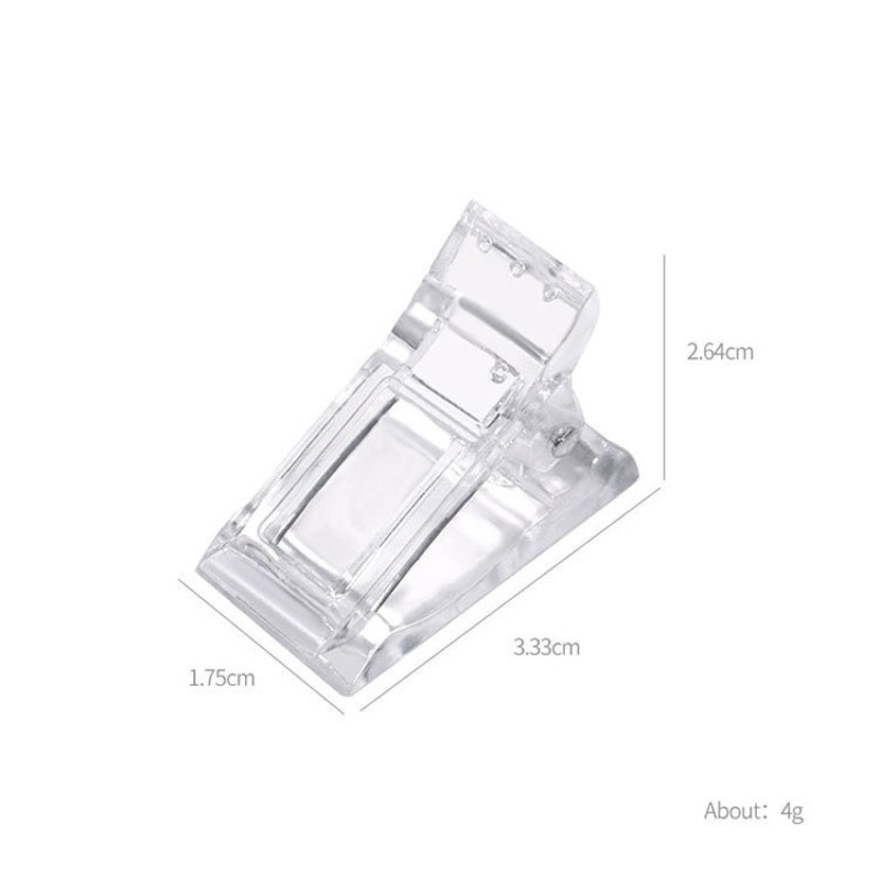 Nail Art Clip Manufacturer - Crystal Long Nail Gel Building Clip