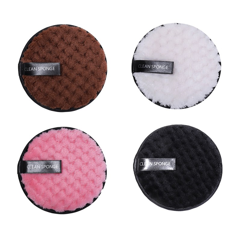 Microfiber Makeup Remover Pads Factory - Custom Logo Washable Cotton Powder Magic Remover