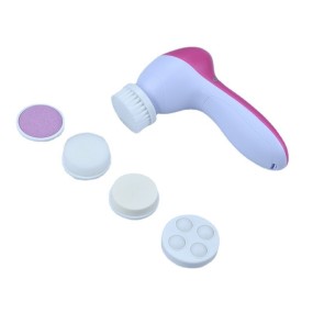 Electric Face Brush Factory - 5 in 1 Silicone Massage Cleansing Brush