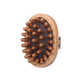 Wooden Massager Supplier - Beech Wood Multi-point Head Massage Tool