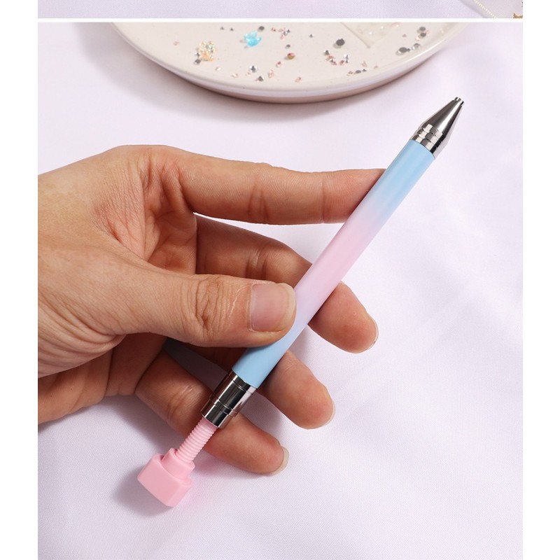 Nail Gradient Pen Manufacturer - Rotating Diamond Mud Pen with Brush