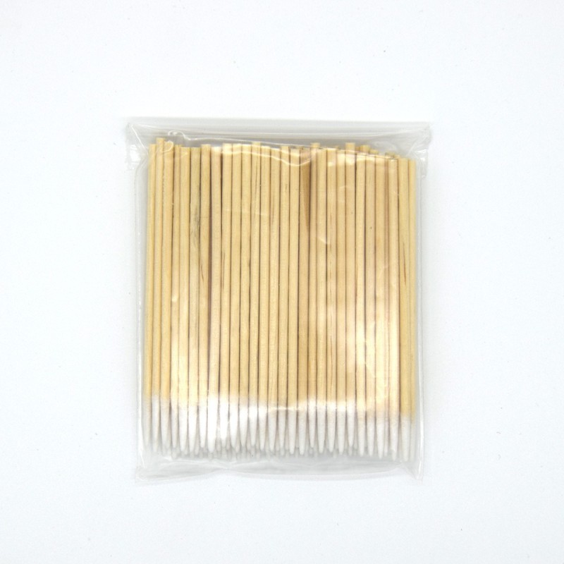 Cotton Swabs Factory - 100pcs Pointed Wood Sticks Cosmetic Applicator