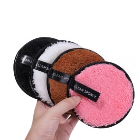 Microfiber Makeup Remover Pads Factory - Custom Logo Washable Cotton Powder Magic Remover