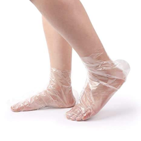Paraffin Wax Liners Supplier - 100pcs Plastic Foot Therapy Booties