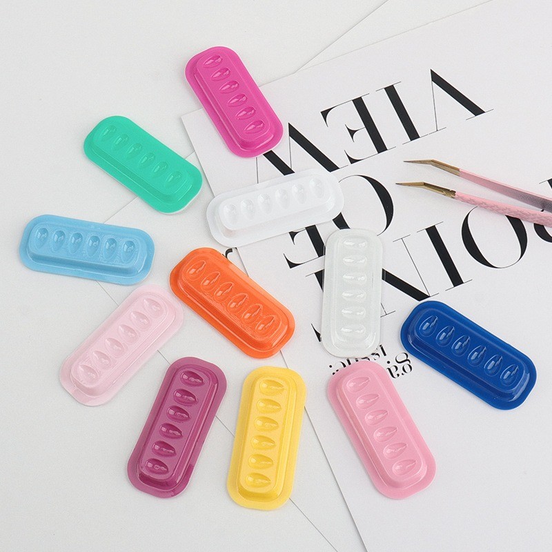 Eyelash Glue Holder Factory - Disposable Plastic Adhesive Pallet Pad
