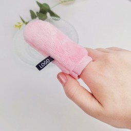 Makeup Remover Cloth Supplier - Reusable Flannel Finger Cover Mitten