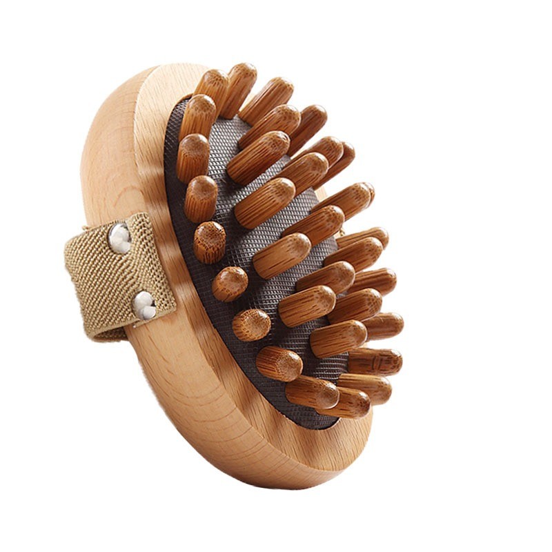 Wooden Massager Supplier - Beech Wood Multi-point Head Massage Tool