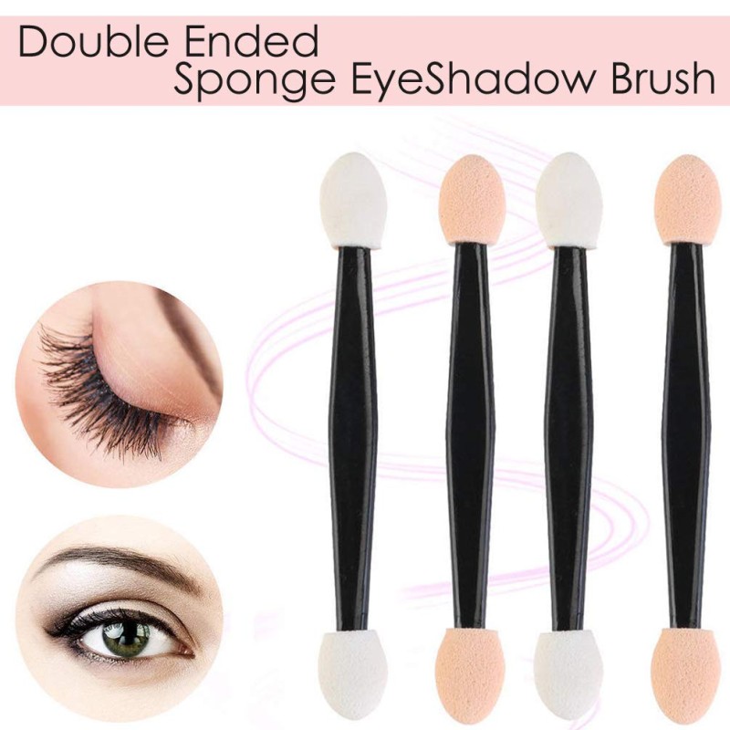 Eyeshadow Brush Factory - Black Sponge Eyeshadow Applicator Bulk