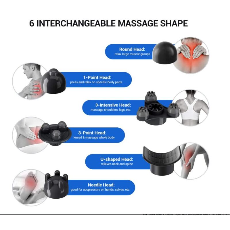 Massage Hammer Manufacturer - Rechargeable Cordless Handheld Portable Wireless Electric Full Deep Tissue Complete Body
